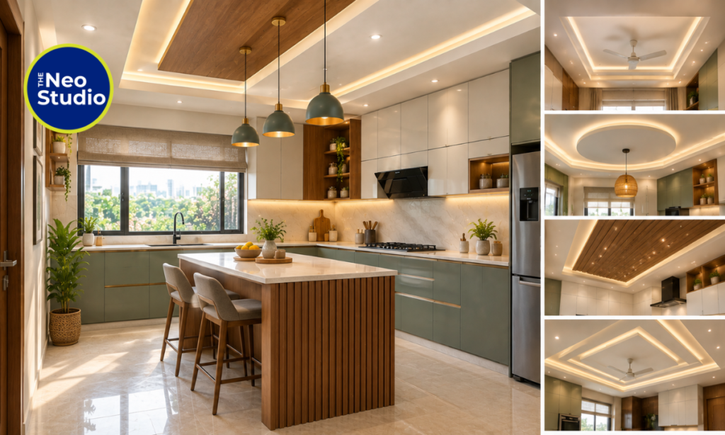 Modern POP kitchen designs for Indian homes