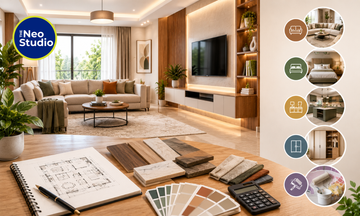 Interior design cost in India