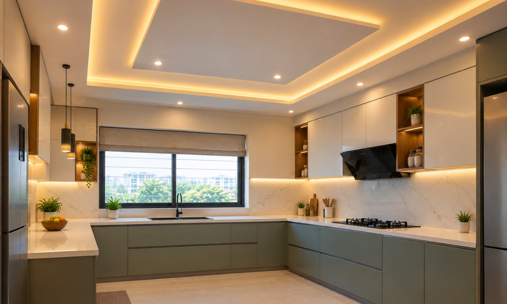 POP Ceiling with Cove Lighting