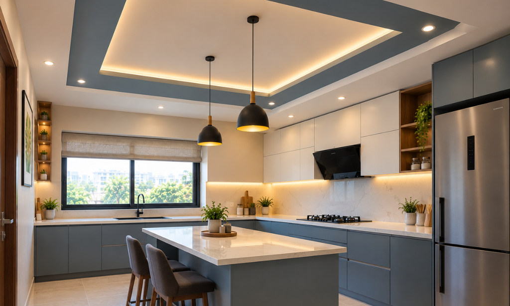 POP Tray Ceiling for Kitchen