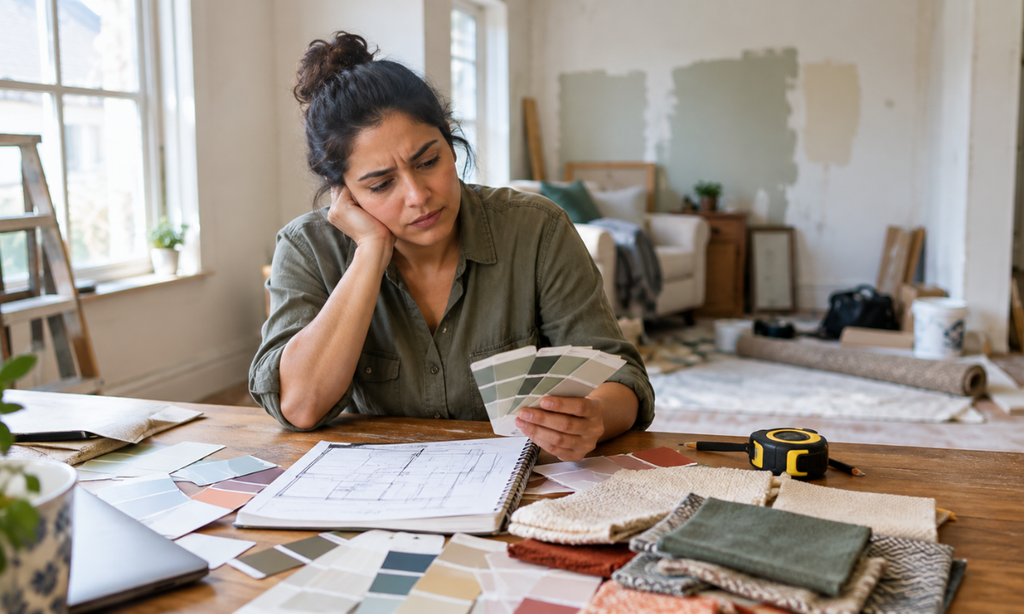 Interior design planning before starting a project